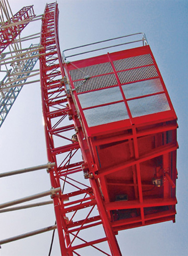Curve style hoist